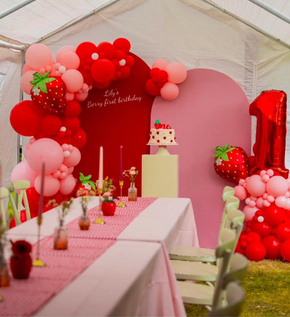 Backdrop met bloemen en zachte achtergrond voor foto's